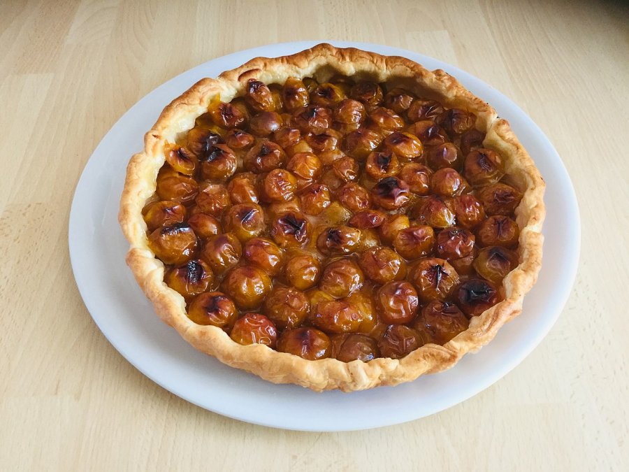 Tarte aux mirabelles